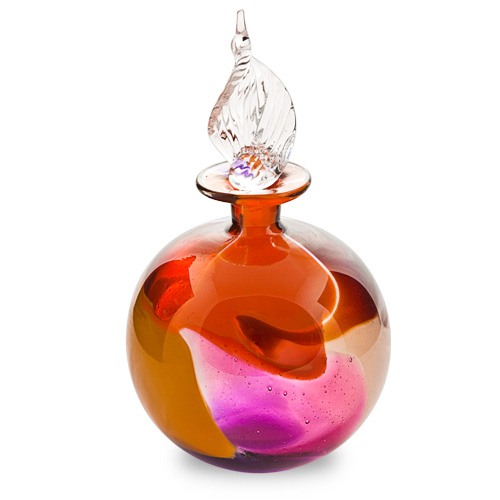 Naia Miniature Round Perfume Malta,Glass Perfume Bottles Malta, Glass Perfume Bottles, Mdina Glass