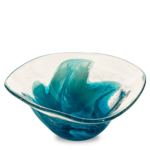 Rough Seas Miniature Tri Bowl Malta,Glass Decorative Bowls Malta, Glass Decorative Bowls, Mdina Glass