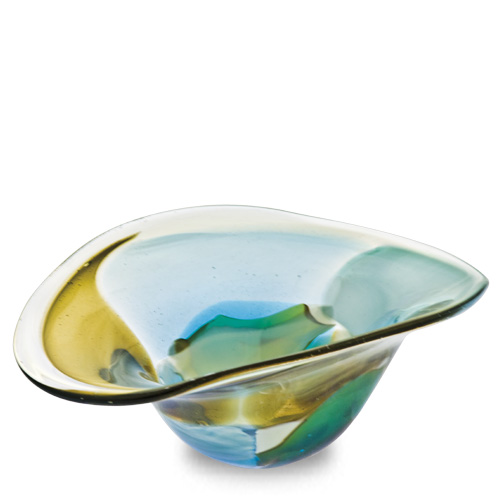  Malta,  Malta,Glass Decorative Bowls Malta,Glass Decorative Bowls, Vanilla Sky Miniature Moon Bowl Malta, Mdina Glass Malta