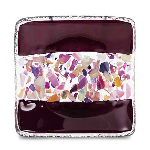 Purple With Mini Multi Square Dish Malta,Glass Plates, Dishes & Bowls Malta, Glass Plates, Dishes & Bowls, Mdina Glass