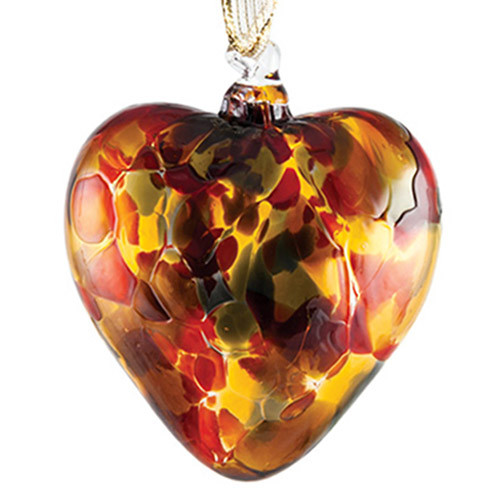 Sparkle Red Heart Bauble Malta,Glass Personalised Baubles Malta, Glass Personalised Baubles, Mdina Glass